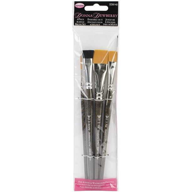 Donna Dewberry 4Piece Acrylic Brush Set