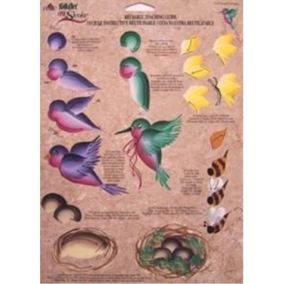 Plaid Folk Art One Stroke Reusile Painting Teaching Guide: (NATURAL CRITTERS)