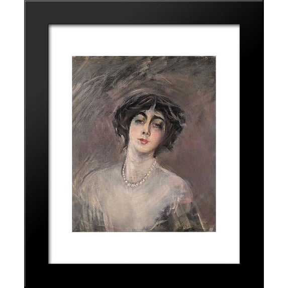 Donna Franca Florio 20x24 Framed Art Print by Giovanni Boldini