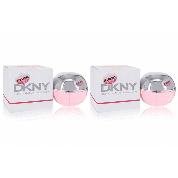 Donna Karan DKNY Be Delicious Fresh Blossom Eau de Parfum Spray for Women, 3.4 fl oz Each, 2-Pack