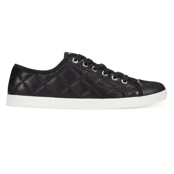 Donna Karan DKNY Women's Blair Fashion Demi Black Quilted Sneakers Shoes SIZE 6