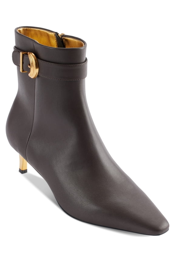 New York Womens Clair Booties Chocolate 8.5M