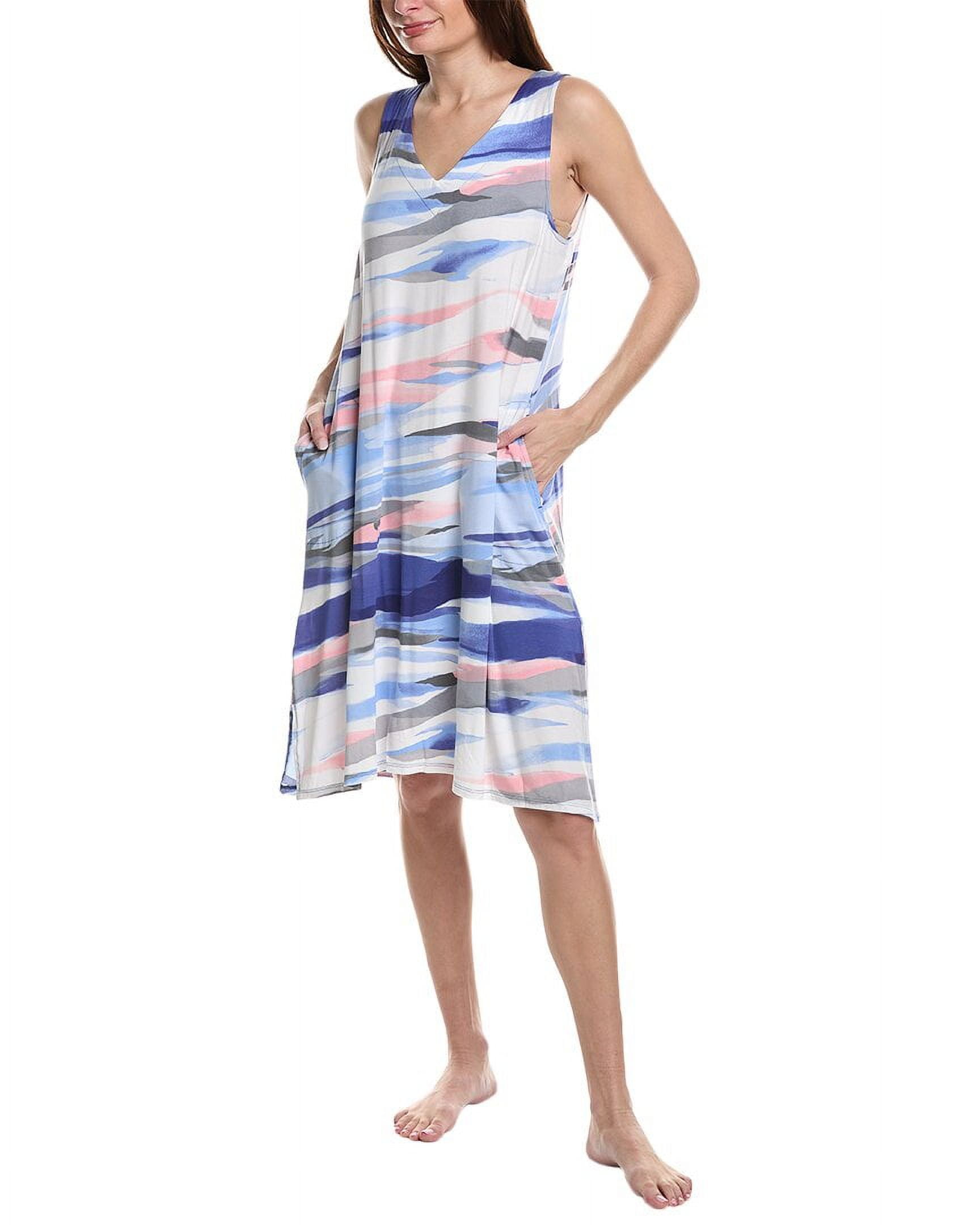 Donna Karan womens Sleepwear Sleep Gown, XL, Blue - Walmart.com