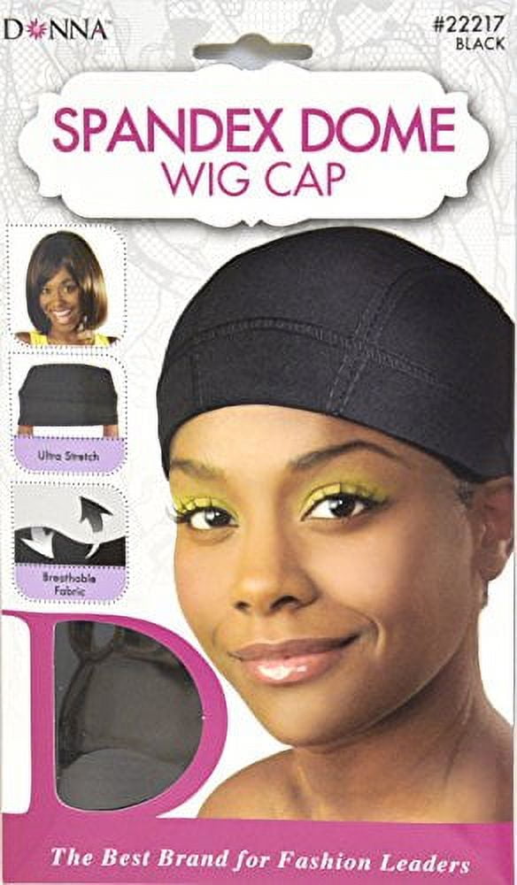 2Pcs Large Size U Part Wig Cap For Making Wigs Glueless Spandex Dome Untra  Strech Wig Cap Mesh Dome Cap Black Swimming Cap