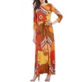 thumbnail image 1 of Donna Morgan Vienna Belted Matte Jersey Colorblock Pattern Print Maxi Dress, 1 of 4