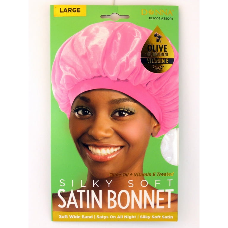 Donna Wide Band Satin Bonnet Donna Wide Band Satin Bonnet