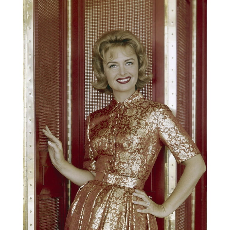 Donna Reed Gold Shiny Glamour Outfit Hand On Hip Smiling 24X36 Classic  Hollywood Poster - Walmart.com