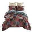 thumbnail image 1 of Donna Sharp Appalachia Plaid 3PC King Cotton Lodge Quilt Set, 1 of 9