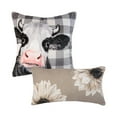 thumbnail image 1 of Donna Sharp Augusta 2PC Cotton Cow Pillow Set, 1 of 8