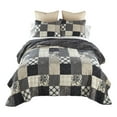 thumbnail image 1 of Donna Sharp Augusta Pieced Cotton King Quilt 3PC Set, 1 of 11