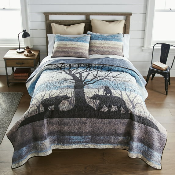 Donna Sharp Bear Hill UCC King 3PC Quilt Set