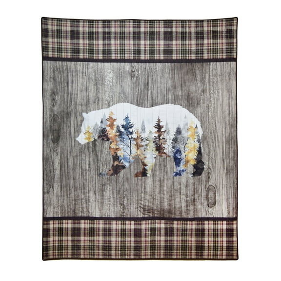 Donna Sharp Bear Mirage Full/Queen Cotton Rustic Lodge Quilt