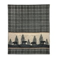 thumbnail image 1 of Donna Sharp Bear Walk Plaid Decorative Lodge Throw, 1 of 5