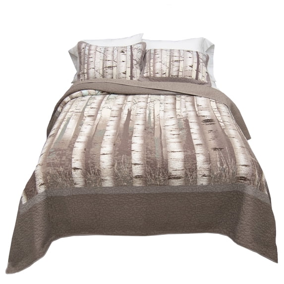 Donna Sharp Birch Forest Cotton King Lodge Quilt