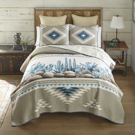 Donna Sharp Cacti 2PC Southwest Twin Quilt Set