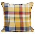 thumbnail image 1 of Donna Sharp Chesapeake UCC Plaid Square Decorative Throw Pillow, 1 of 5