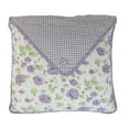 thumbnail image 1 of Donna Sharp Lavender Rose Pieced Cotton Square Envelope Decorative Throw Pillow, 1 of 5