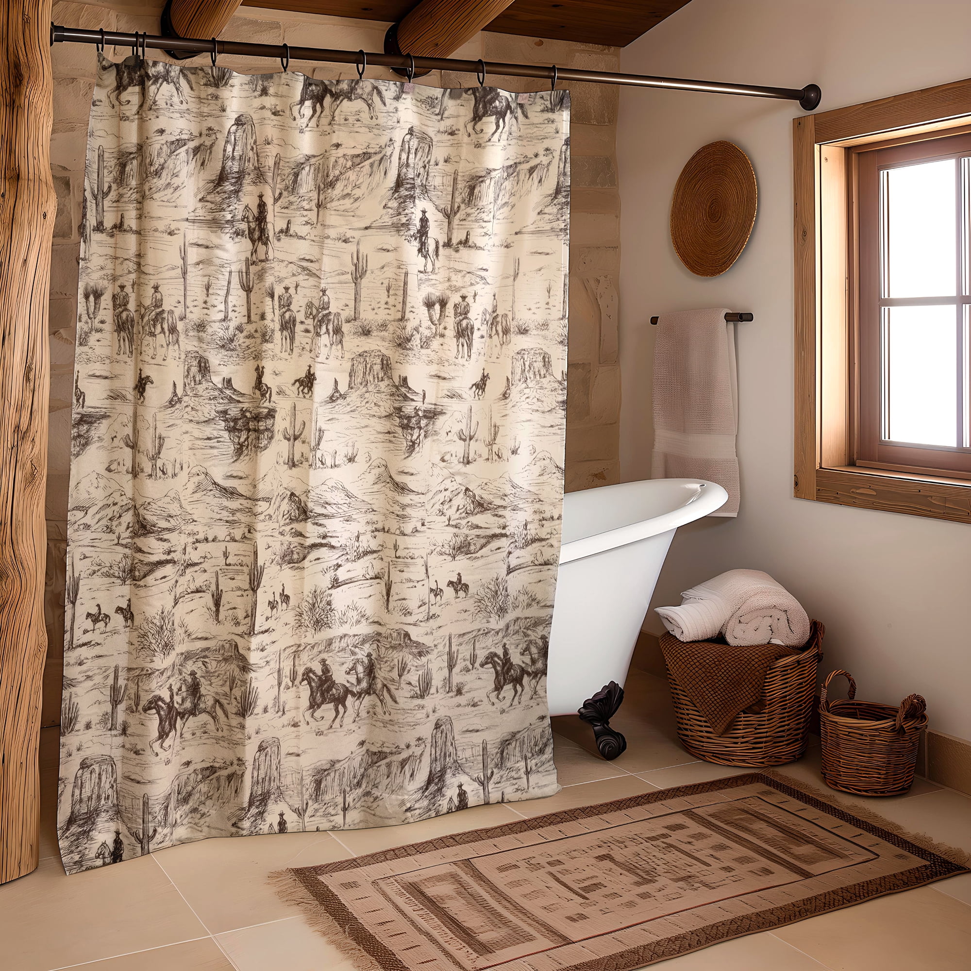 Donna Sharp Cowboy Shower Curtain