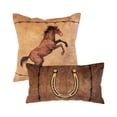 thumbnail image 1 of Donna Sharp Cowboy Decorative Cotton Pillow Set 2 PC, 1 of 7