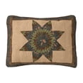 thumbnail image 1 of Donna Sharp Forest Star Pieced Cotton Lodge Pillow Standard Sham, 1 of 6