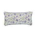 thumbnail image 1 of Donna Sharp Lavender Rose Pieced Cotton Decorative Rectangle Throw Pillow, 1 of 6