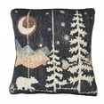 thumbnail image 1 of Donna Sharp Moonlit Bear Quilted Cotton Square Decorative Throw Pillow, 1 of 4