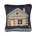 thumbnail image 1 of Donna Sharp Moonlit Cabin Cotton Square Decorative Lodge Throw Pillow, 1 of 9