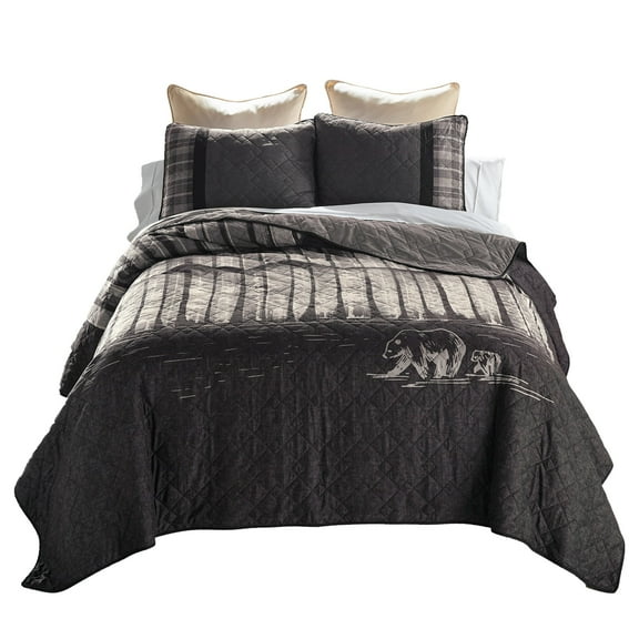 Donna Sharp Nighttime UCC Queen 3PC Quilt Set