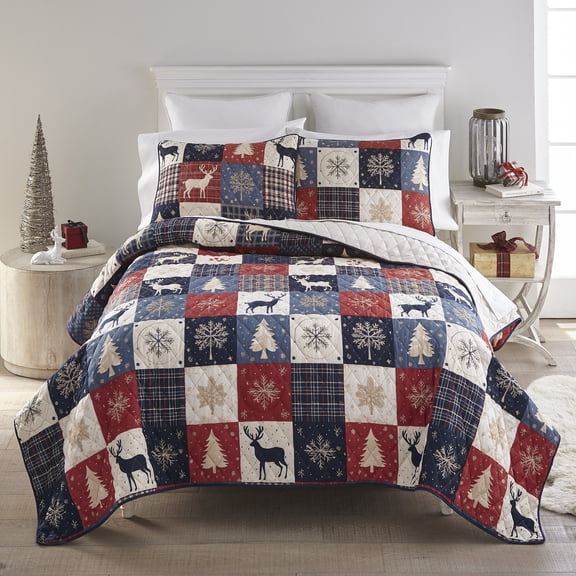 Donna Sharp Noel Patch Queen Suilt Set