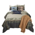 thumbnail image 1 of Donna Sharp Pine Boughs 3PC Rustic Queen Quilt Set, 1 of 9