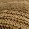 thumbnail image 1 of Donna Sharp Plush Knit Throw Taupe, 1 of 5