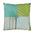 thumbnail image 1 of American Heritage Textiles 53601 16 x 16 in. Riptide Patch Decorative Pillow, Multi Color, 1 of 4