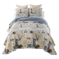 thumbnail image 1 of Donna Sharp Seascape 3PC King Cotton Quilt Set, 1 of 9
