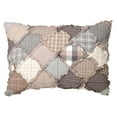 thumbnail image 1 of Donna Sharp Smoky Mountain Ragged Pieced Cotton Patchwork King Sham, 1 of 7