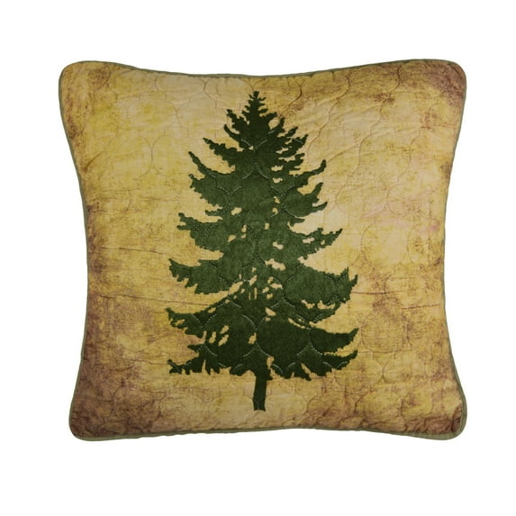 Donna Sharp Wood Patch tree Dec Pillow