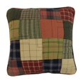 thumbnail image 1 of Donna Sharp Woodland Square Patchwork Pieced Cotton Decorative Throw Pillow, 1 of 6