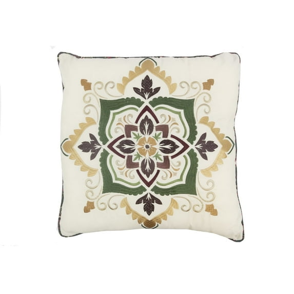 Donna SharpSpice Postage Stamp UCC Contemporary Decorative Throw Pillow Multicolored Square