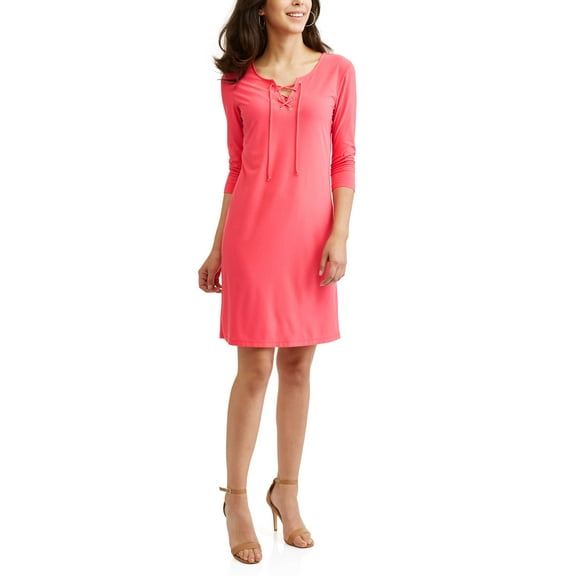 Donna Sorento Women's Lace Up Dress