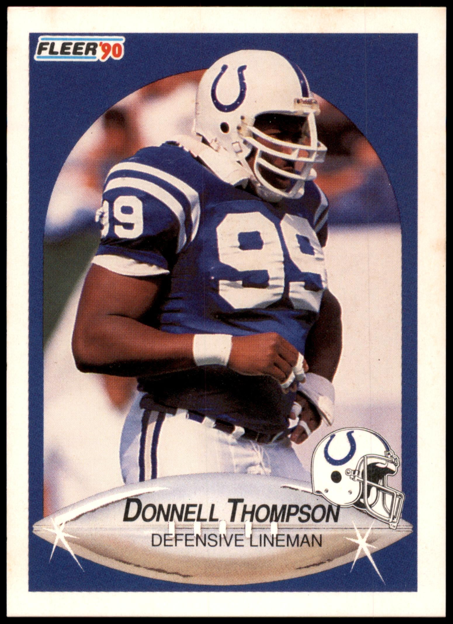 Donnell Thompson #233 1990 Fleer - Walmart.com