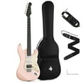thumbnail image 1 of Donner 39" Electric Guitar, Solid Electronic Guitar for Beginner Intermediate, Pink, 1 of 8