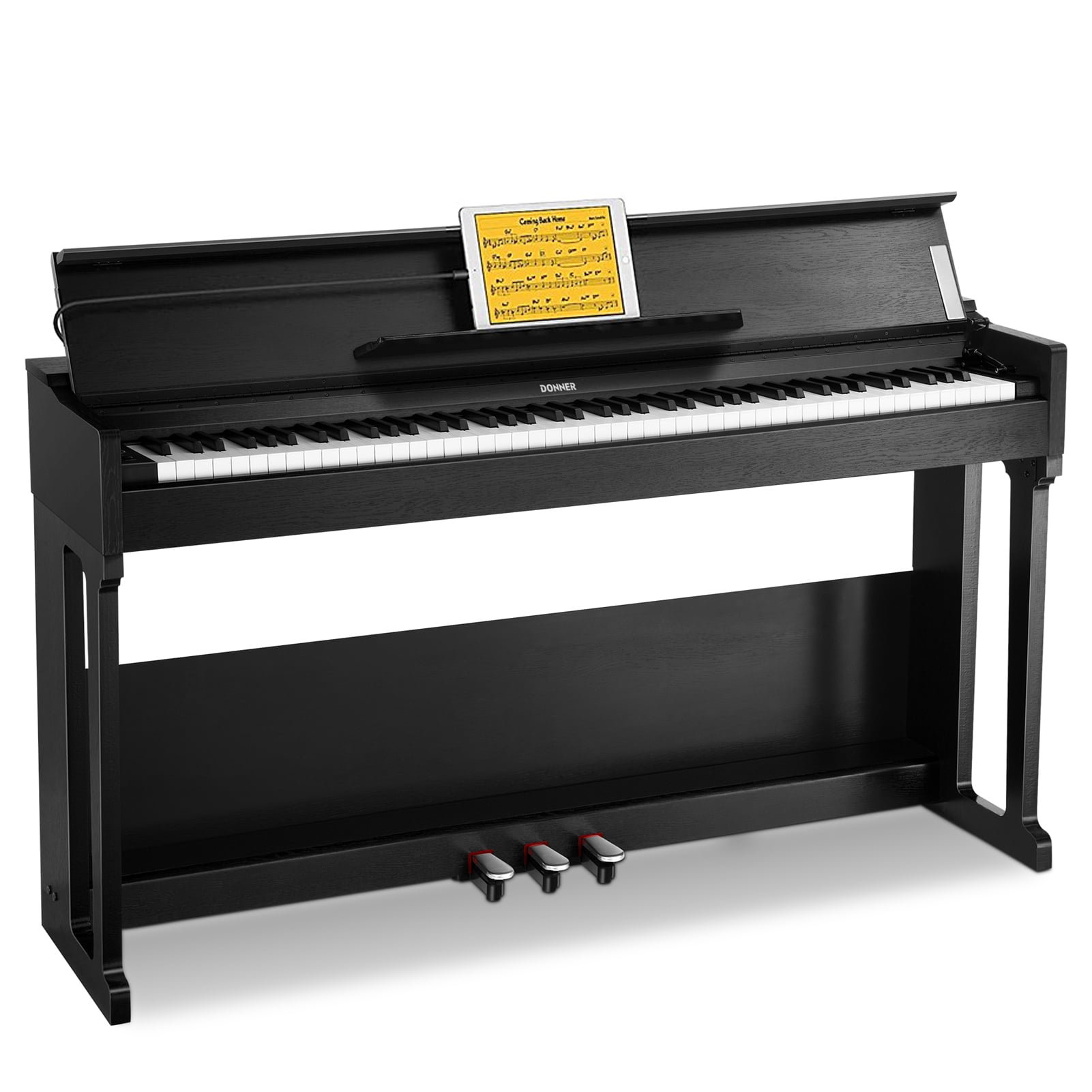 Donner DDP-80 Wood Weighted 88 Key Digital Piano Graduation Gifts for the  Home Full Size Electric Keyboard for Beginner 
