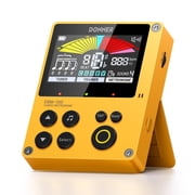 Donner Digital Metronome Tuner 3-in-1 For Guitar, Violin, Ukulele, Piano, Flute & All Instruments, Yellow