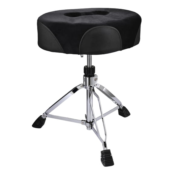 Donner DT-200 Saddle-style Threaded Rod Drum Throne, Adjustable Drum Seat for Adults and Teens