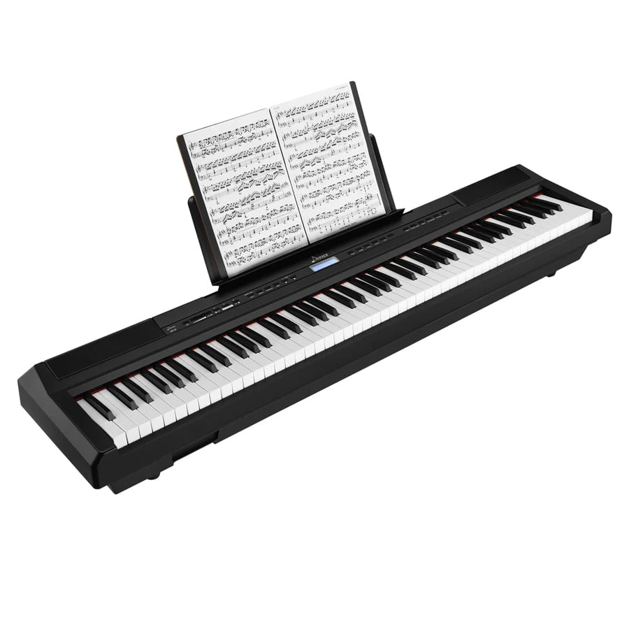 Pre-Owned Donner Dep-10 Beginner Portable Digital Piano 88 Key Semi-Weighted with 128 Polyphony and 8 Premium Tones Full Size Electric Keyboard