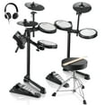thumbnail image 1 of Donner Electronic Drum Kits for Beginner with 4 Quiet Mesh Pads, 31 Kits and 450+ Sounds, Melodics Lessons, DED-200 Lite, 1 of 8