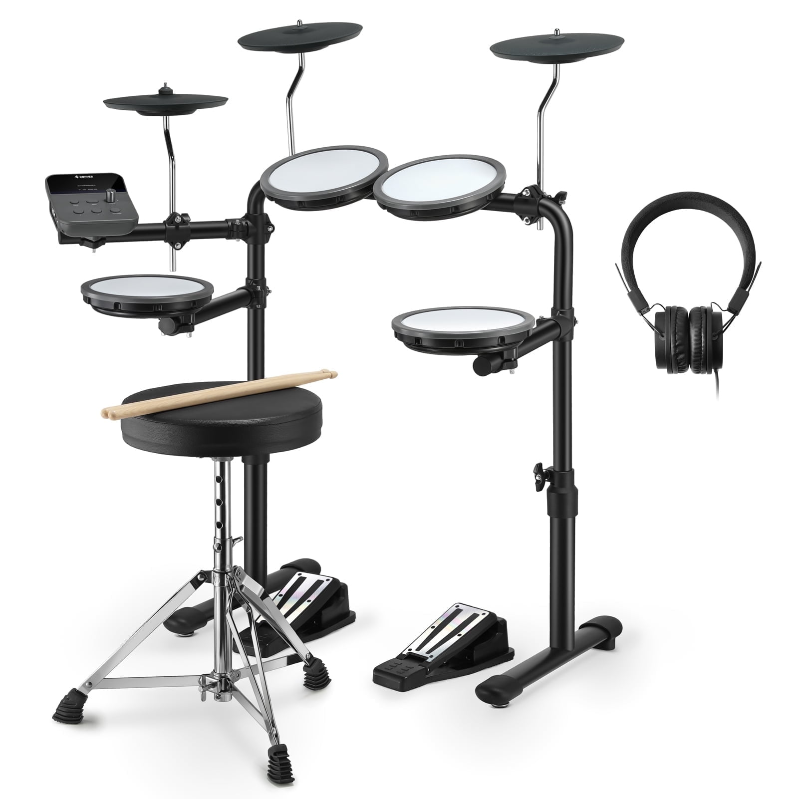 Donner Electric Drum Set For Kids Beginner Christm