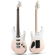 Donner Electric Guitar Only With Gig Bag Tremolo Bridge Solid Body HSS Pickup,DMT-66, Gradient Pink