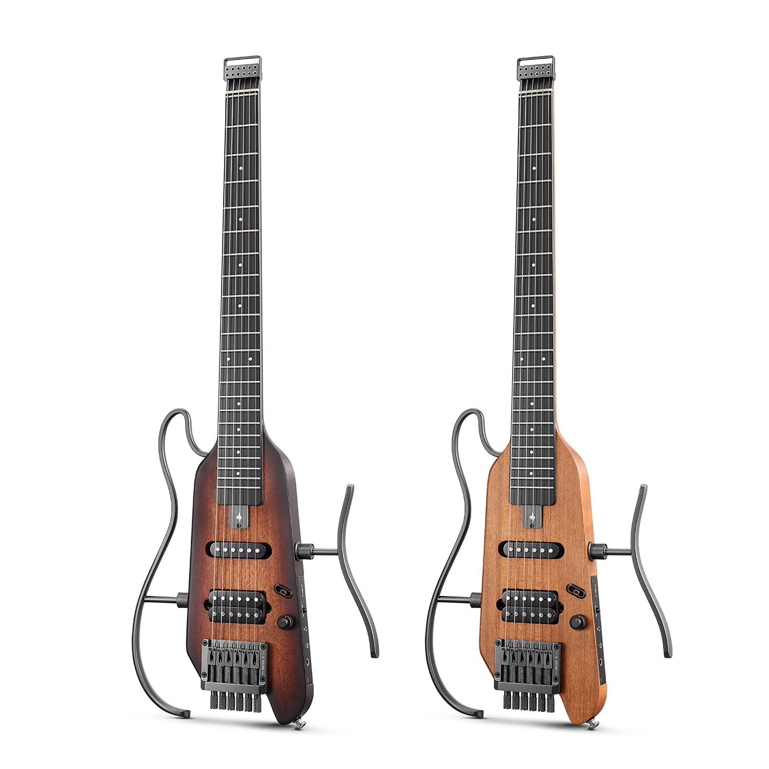 Shop4Omni Steel String Backpacker Travel Guitar with Bag Red