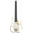 thumbnail image 1 of Donner HUSH X PRO Electric Guitar Kit - Smart Travel Guitar with Dozens of Preset Combinations, 7 Tone Sim Options, White-Luxe, 1 of 9