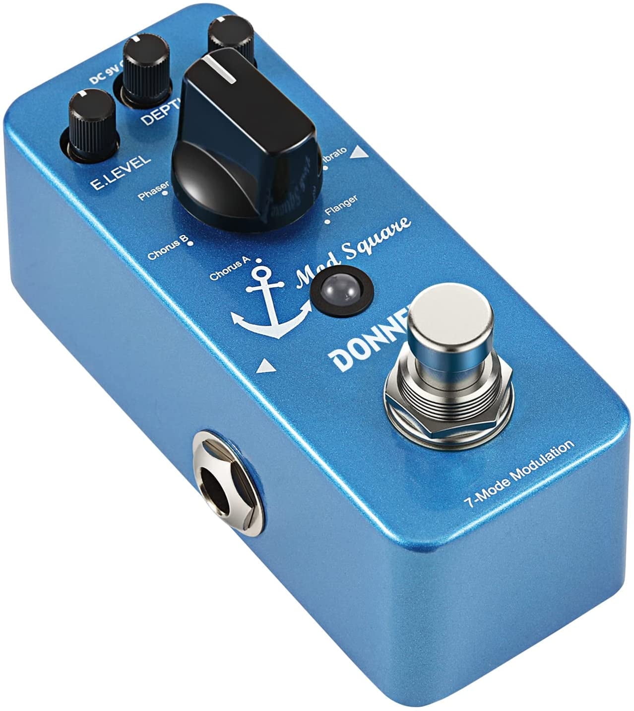 Donner Mod Square Guitar Effect Pedal, 7 Modulation Modes